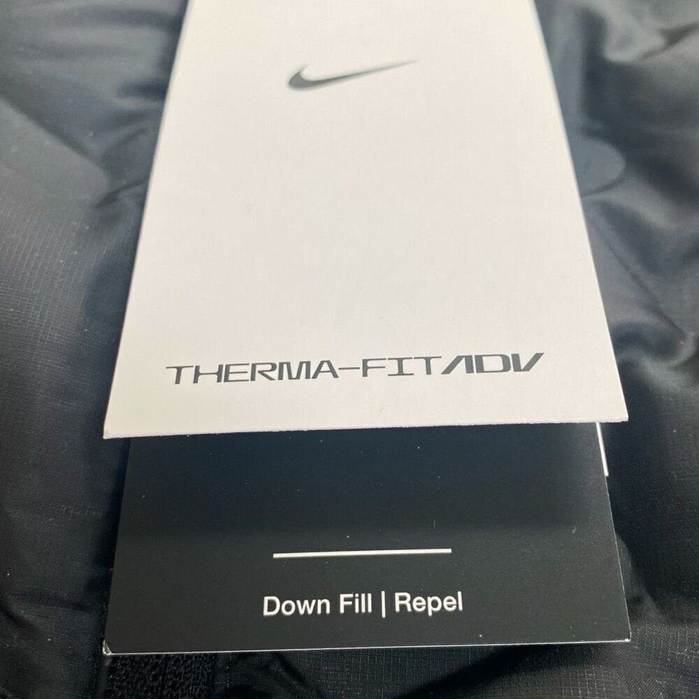 Nike Therma-FIT ADV Repel Down Fill Black Running Vest Mens size XL New - Picture 8 of 10